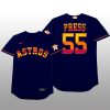 Houston Astros Ryan Pressly 2021 MLB Players Weekend Nickname Navy Jersey