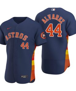 Houston Astros Yordan Alvarez Navy Authentic 2020 Alternate Jersey
