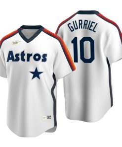 Houston Astros Yuli Gurriel White Cooperstown Collection Home Jersey