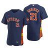 Houston Astros Zack Greinke Navy Authentic 2020 Alternate Jersey