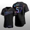 Iridescent Logo Oakland Athletics J.B. Wendelken Holographic Limited Black Authentic Jersey