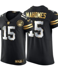 Kansas City Chiefs #15 Patrick Mahomes Nike Black Edition Vapor Untouchable Elite NFL Jersey