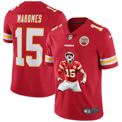 Kansas City Chiefs #15 Patrick Mahomes Nike Player Signature Moves Vapor Limited NFL Jersey Red
