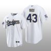 LA Dodgers 2021 Gold Program Edwin Rios White Gold Replica Jersey