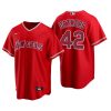 Los Angeles Angels Reid Detmers Red 2020 MLB Draft Alternate Replica Jersey