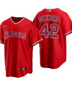 Los Angeles Angels Reid Detmers Red 2020 MLB Draft Alternate Replica Jersey