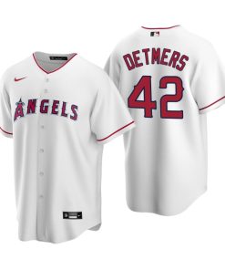 Los Angeles Angels Reid Detmers White 2020 MLB Draft Home Replica Jersey