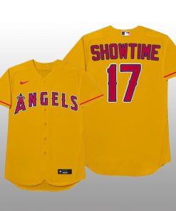 Los Angeles Angels Shohei Ohtani 2021 MLB Players Weekend Nickname Yellow Jersey