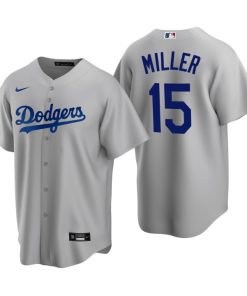 Los Angeles Dodgers Bobby Miller Gray 2020 MLB Draft Alternate Replica Jersey