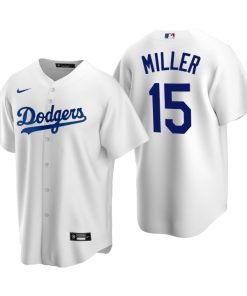 Los Angeles Dodgers Bobby Miller White 2020 MLB Draft Home Replica Jersey