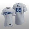 Los Angeles Dodgers Dustin May Authentic 2020 Alternate Gray Jersey