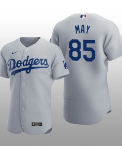 Los Angeles Dodgers Dustin May Authentic 2020 Alternate Gray Jersey
