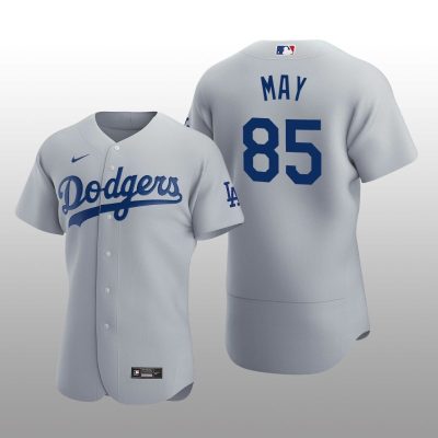 Los Angeles Dodgers Dustin May Authentic 2020 Alternate Gray Jersey