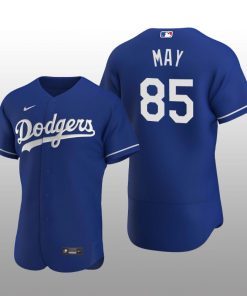 Los Angeles Dodgers Dustin May Authentic 2020 Alternate Royal Jersey