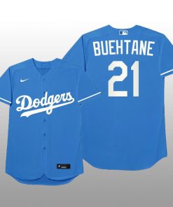 Los Angeles Dodgers Walker Buehler 2021 MLB Players Weekend Nickname Blue Jersey