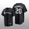 Mariners Taylor Trammell 2021 All Black Fashion Serise Replica Jersey Black White