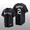 Mariners Tom Murphy 2021 All Black Fashion Serise Replica Jersey Black White