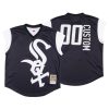 Men Chicago White Sox Black 1999 Turn Ahead The Clock Custom Jersey