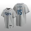 Men's Aaron Loup Tampa Bay Rays Gray Road 2020 Replica Jersey