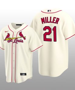 Men's Andrew Miller St. Louis Cardinals Cream Alternate 2020 Replica Jersey