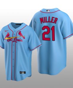 Men's Andrew Miller St. Louis Cardinals Light Blue Alternate 2020 Replica Jersey