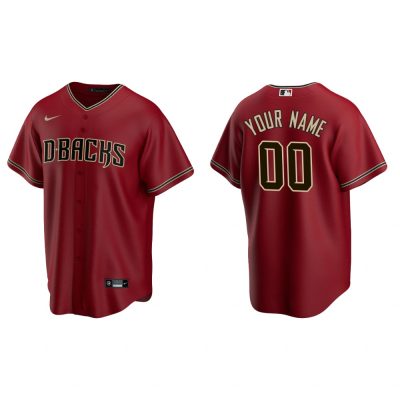 Men's Arizona Diamondbacks Red Replica 2020 Alternate Custom Jersey