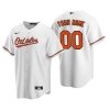 MLB Baltimore Orioles White Replica 2020 Home Custom Jersey
