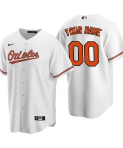 MLB Baltimore Orioles White Replica 2020 Home Custom Jersey