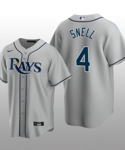 Men's Blake Snell Tampa Bay Rays Gray Road 2020 Replica Jersey