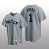 Men's Boston Red Sox Bobby Doerr Gray Cooperstown Collection Road Jersey