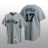 Men's Boston Red Sox Nathan Eovaldi Gray Cooperstown Collection Road Jersey