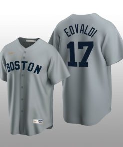 Men's Boston Red Sox Nathan Eovaldi Gray Cooperstown Collection Road Jersey