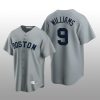 Men's Boston Red Sox Ted Williams Gray Cooperstown Collection Road Jersey