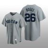 Men's Boston Red Sox Wade Boggs Gray Cooperstown Collection Road Jersey