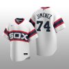 Men's Chicago White Sox Eloy Jimenez White Cooperstown Collection Home Jersey