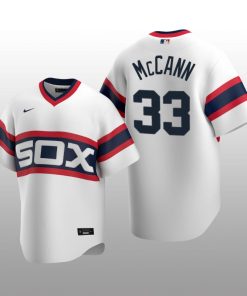 Men's Chicago White Sox James McCann White Cooperstown Collection Home Jersey