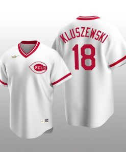 Men's Cincinnati Reds Ted Kluszewski White Cooperstown Collection Home Jersey