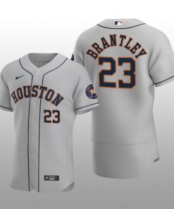 Men's Houston Astros Michael Brantley Gray Alternate 2020 Authentic Player Jersey