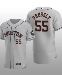 Men's Houston Astros Ryan Pressly Gray Alternate 2020 Authentic Player Jersey