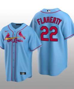 Men's Jack Flaherty St. Louis Cardinals Light Blue Alternate 2020 Replica Jersey