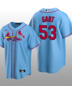 Men's John Gant St. Louis Cardinals Light Blue Alternate 2020 Replica Jersey
