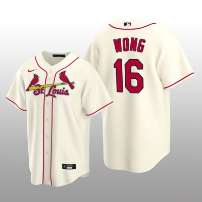 Men's Kolten Wong St. Louis Cardinals Cream Alternate 2020 Replica Jersey