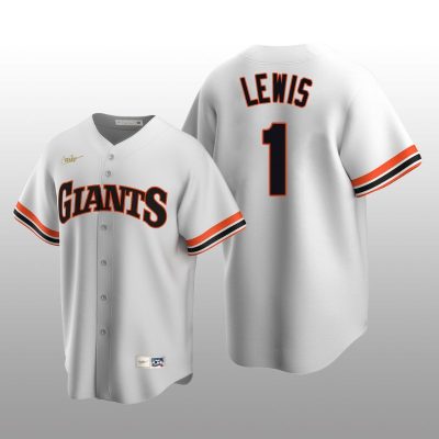 Men's Kyle Lewis Seattle Mariners White Home Cooperstown Collection Jersey
