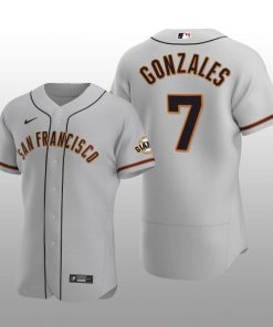 Men's Marco Gonzales Seattle Mariners Grey Road 2023 Alternate Jersey