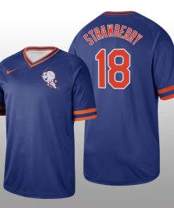Men's New York Mets Darryl Strawberry Royal Cooperstown Collection Legend Jersey