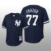 Men's New York Yankees Clint Frazier Navy Cooperstown Collection Mesh Batting Practice Jersey