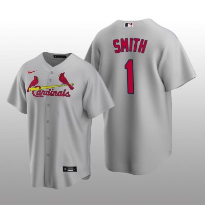Men's Ozzie Smith St. Louis Cardinals Grey Road 2020 Replica Jersey
