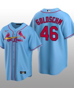 Men's Paul Goldschmidt St. Louis Cardinals Light Blue Alternate 2020 Replica Jersey