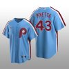 Men's Philadelphia Phillies Nick Pivetta Light Blue Cooperstown Collection Road Jersey