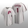 Men's Philadelphia Phillies Richie Ashburn White Cooperstown Collection Home Jersey